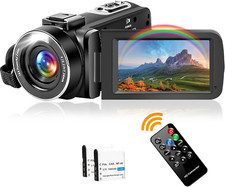 DREANNI Camcorder Videokamera 2.7K 42MP 18X Digitalzoom, 2 Akkus Video Camera Batteries price