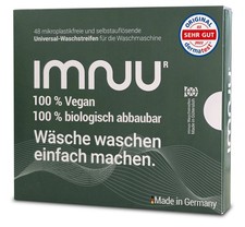 imnuu Universal Waschstreifen Naturfrische - 48 Stück Waschmittel Wasch Blätter Waschmittel price