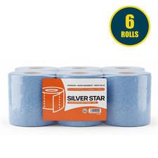6er Pack blaue Rolle Mittelfutter Küchenrolle 2-lagig Papierhandtücher 300m Gastronomie Paper Towels price