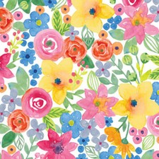 Aquarell Blumen hell Satinfolie Seidenpapier 5 Blatt 50x75cm Paper Tissue price