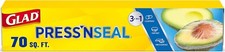 Glad Press'n Seal Kunststoff Frischhaltefolie Lebensmittelfolie (21,6 m x 30 cm) Cling Film price