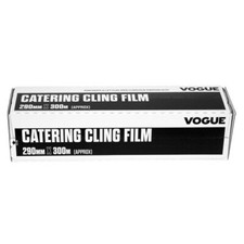 Profi Vogue Frischhaltefolie 290 mm Box mit Wellenschliff Schneidklinge Cling Film price