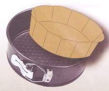 BACKPAPIER ZUSCHNITTE RUND für SPRINGFORM Ø 26-28 cm 10 BLATT Antihaft Backpapier price