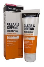 Neutrogena Clear and Defend Feuchtigkeitscreme Gesicht 50ml für zu Flecken neigende Haut ölfrei Body Lotion und Moisturizers price