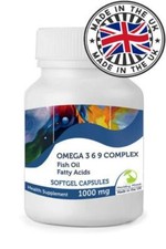 Omega 3 6 9 Comple 1000mg Fischöl 60 Kapseln Nahrungsergänzungsmittel Fish Oil / Omega 3 - 6 - 9 price