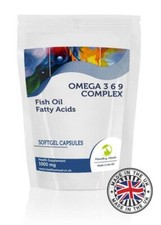 Omega 3 6 9 Comple 1000mg Fischöl 30 Kapseln gesunde Stimmung Fish Oil / Omega 3 - 6 - 9 price