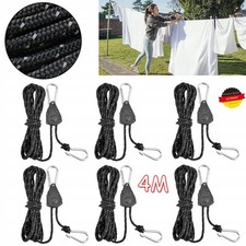 4/6tlg Camping Abspannleinen Seile Abspannleine mit Zelt Seilspanner Tent Ropes Tent price