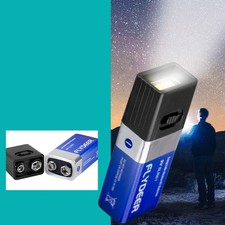 9V Battery Flashlight 9V Mini LED Key Light 6F22 Battery Not Included Flashlight price