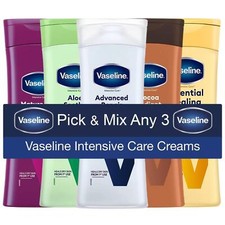 3x Multi Choice Vaseline Intensivpflege Bodylotion nicht fettig, 400ml Pick&Mix Moisturizers price