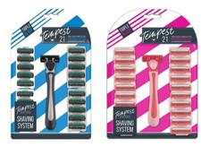 Rasierhobel Set für Herren und Damen - Dreifachklinge + 20 extra Nachfüllpackungen beste Qualität!! Razors und Refills price