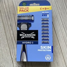 Wilkinson Sword Hydro 3 Rasierer Herren wiederverwendbarer Griff 9 Klingen Nachfüllpack Razors und Refills price
