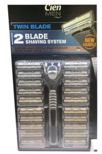 CIEN MEN TWIN BLADE RASIERSYSTEM RASIERER UND NACHFÜLLPATRONEN MIT ALOE VERA Razors und Refills price
