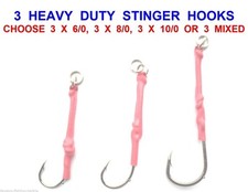 3 STINGER ASSIST HAKEN FÜR MEERESANGELN BOOTSRUTE DORSCH KÖDER SPEED JIG PIRKS RIGS Fishing Rod (Jig) price