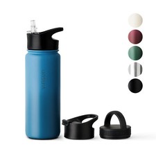 Trinkflasche Edelstahl 500ml Thermo Flasche Sport Isolierflasche Blau Vinsun Thermos price