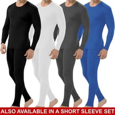 Herren Thermo Lange Unterhosen Oberteil T-Shirt Unterteil Hose Unterwäsche Set Langarm Thermal Unterwäsche price