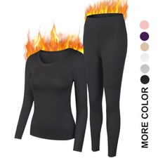 Thermounterwäsche Damen Thermowäsche Set Warm Thermooberteil Thermohose Leggins Thermal Unterwäsche price