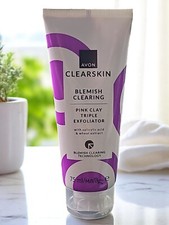 Avon Clearskin BLEMISH CLEARING Reinigungspeeling  rosa Tonerde Peeling Pflege Blemish Creme price