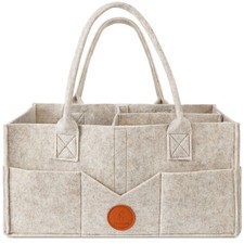 Baby Windel Organizer Aufbewahrungstasche, Rosa Filz Caddy Wickel Windel Stofftrage Baby-Diaper price