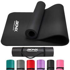 Yogamatte dick 10 mm rutschfest Gym Training Fitness Pilates Tragegurt NBR 183x62 Pilates Mat price