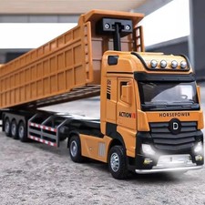 1:50 RC Muldenkipper Modell Diecast Spielzeug Türen öffnen Rückzug Sound Kinderfahrzeug RC Vehicles price