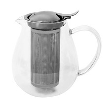 Glas Teekanne mit Edelstahl-Ei Deckel Loseblatt Teekocher klar 800ml Tea Makers price