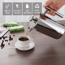 350/1000ml French Press Edelstahl Kaffee Tee Filter Maschine Kolben Krug Tea Makers price