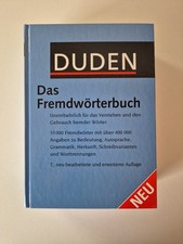 Wörterbuch Das Fremdwörterbuch Deutsch A1-C2 DUDEN Neuwertig Foreign Language Reference und Resource Dictionaries price