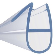 Duschtürdichtleiste 4-6 mm x 900 mm 3-7 mm Spalt Blasenform KPSS price