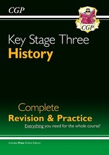 KS3 Years 7-9 History Complete Revision and Practice with Answer CGP History Study Guides price