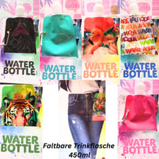 Faltbare Trinkflasche 450ml mit Haken Wasserflasche Water Bottle aus Kunststoff Water Flasche price