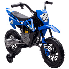 AIYAPLAY 12V Kinder Elektromotorrad mit Drehgriff Gasgriff, Musik, blau Electric Motorcycle price