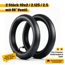 2x Schlauch 10x2 10x2.125 10x2.5 90° AV Ventil Kinderwagen E-Scooter Scooter price