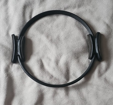 POWRX Pilates-Ring Fitnessring Schwarz mit Griffpolstern für Yoga & Training Pilates Ring price