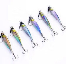Meeresangeln Jig für Barsch Makrele Seelachs 30g/40g Jighaken & Drillinge Haken Fishing Hook (Jig) price
