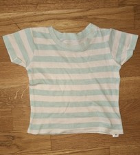 Baby T-Shirt Weiß Blau Gestreift Baby-T-shirt price