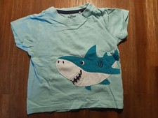 Baby T-Shirt - Größe 86 - Topomini - Hai Applikation drauf genäht Baby-T-shirt price