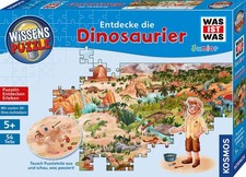 Wissenspuzzle WAS IST WAS Junior Entdecke die Dinosaurier - Dino-Puzzle Kosmos Puzzles & Zubehör price