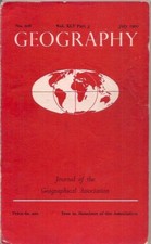GEOGRAPHY-geographical assoc. journal-JULY 1960-THE IDEA OF THE REGION. Geography price
