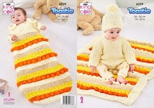 Strickanleitung 6229 Baby Set - Pullover Mütze Schlafsack & Decke King Cole Baby-Schlafset price