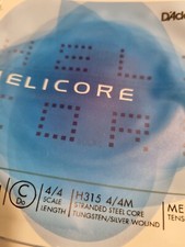 D'Addario Helicore Violine H315 niedrige C-Saite NUR (nicht gesetzt) Wolfram/Silber 4/4 Violins price