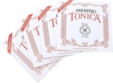 Pirastro Tonica 4/4 Violinsaiten-Set mittlere Stärke mit Kugelkopf E für Violinen Violins price