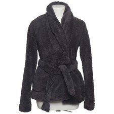 Esmara Lingerie, Bademantel, Größe: S, Grau, Polyester, Einfarbig, Fleece #yKs YKS price