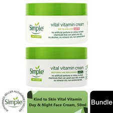 Simple Kind To Skin Day SPF15 Nachtcreme Bundle 50ml Gesichtspflege Set Face Care Sets price