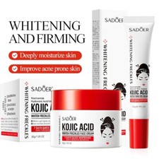 SADOER Kojisäure Hautpflegesets Feuchtigkeitsspendende Sommersprossen entfernende Gesichtscreme Anti Face Care Sets price