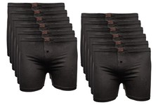 Herren Boxershorts Unterhose 100% Baumwolle 3-6-9-12-er Pack, Größe 5-10 Herren-Boxer price