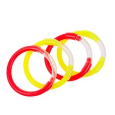 Neon-Farben Bissanzeiger Ringe 4er Set Rot Gelb Nacht-Angeln Zite Fishing Fishing Zubehör price