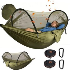 Premium Camping Hängematte mit Moskitonetz & Zubehör Outdoor Trekking Reise Camping Zubehör price