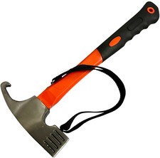Campinghammer Handschlaufe Zelthammer Heringzieher Hammer Camping Zelt ORANGE Camping Zubehör price