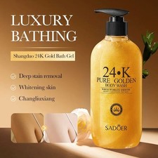 500ml 24K Pure Gold Body Wash Clean Langanhaltender Duftbad Schaum Schaumbad Shower Gels und Bath Foams price