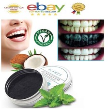 Natürliche Aktivkohle Zahnaufhellung Pulver Paste Minze Kokos Schale Vegan Teeth Whiteners price